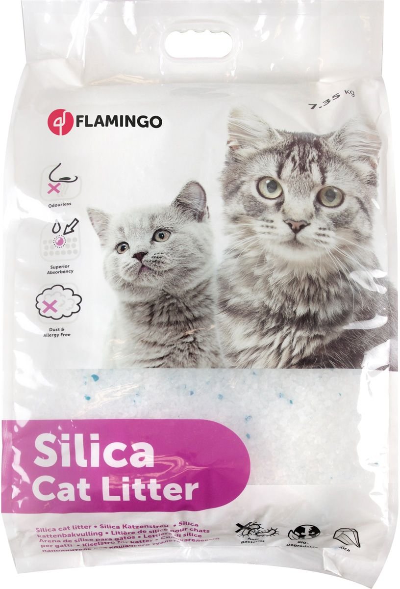 ik ontbijt heb vertrouwen vooroordeel Flamingo Silica Fijn Klonterend 5 Liter | Diertotaal.nl