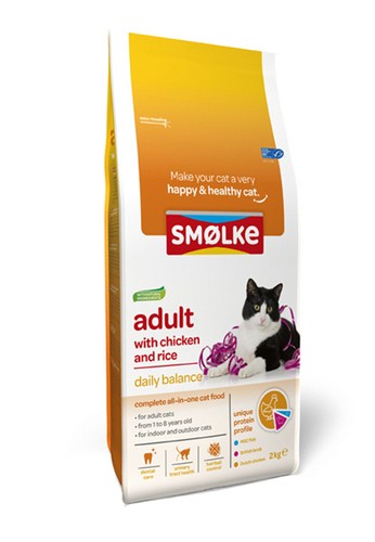 Smolke Cat adult chicken&rice 2 kilo