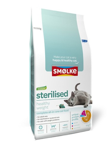 Smolke Cat sterilised 4 kilo