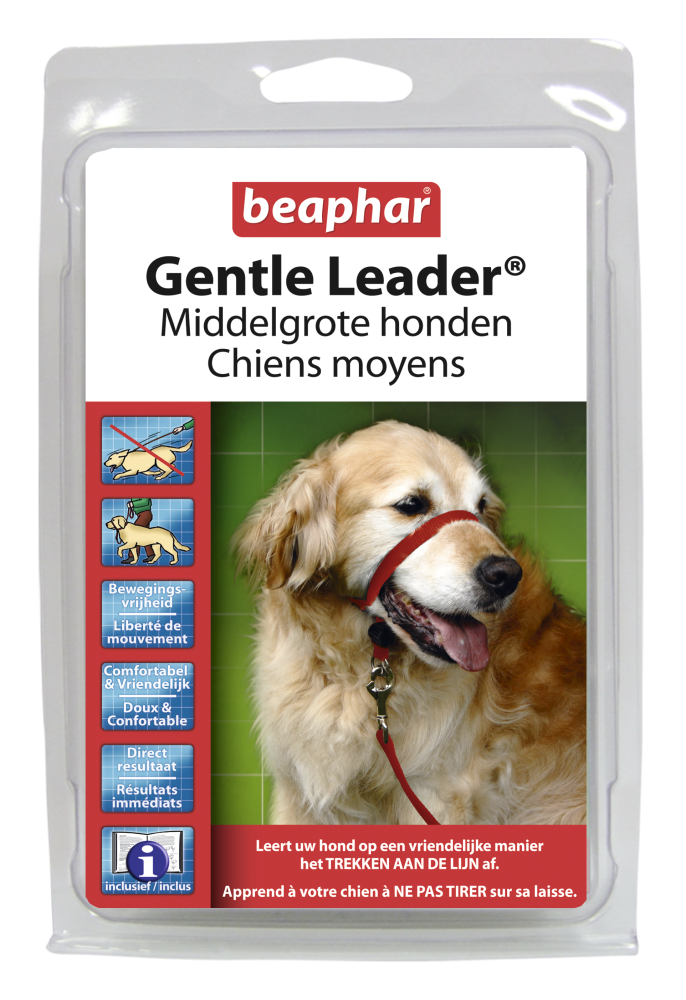 Beaphar Gentle Leader medium Rood