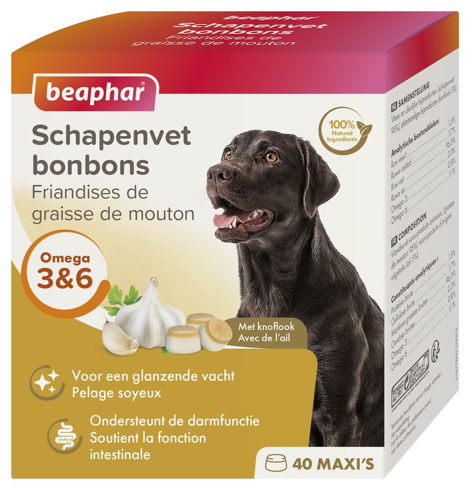 Beaphar Schapenvet Bonbons Knoflook 245 Gram