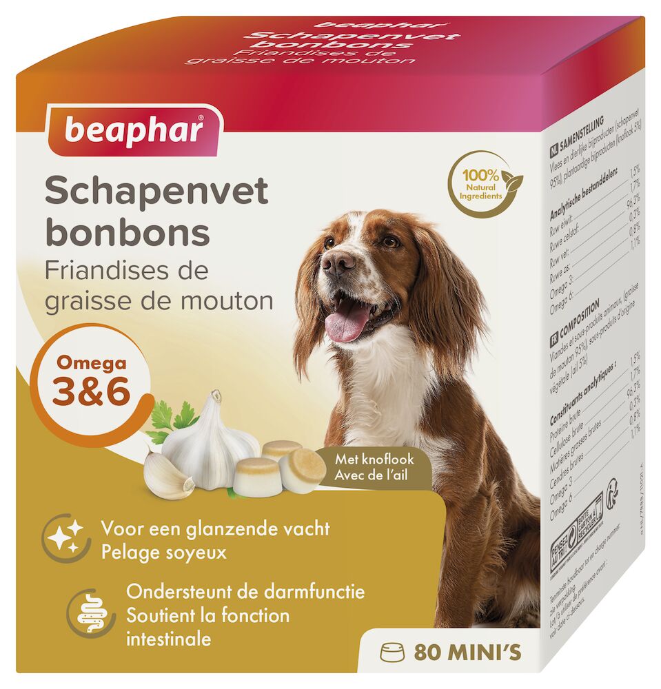 Beaphar Schapenvet Bonbons Mini Knoflook 245 Gram