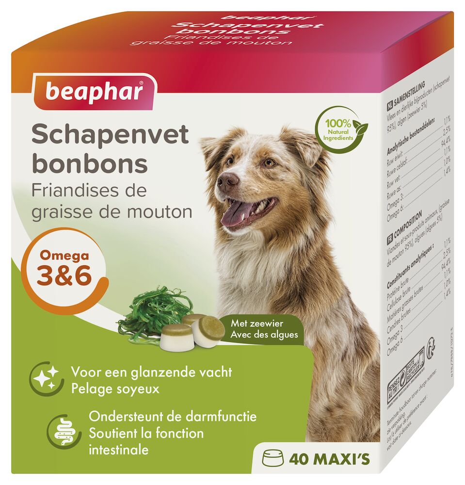 Beaphar Schapenvet Bonbons Zeewier 245 Gram