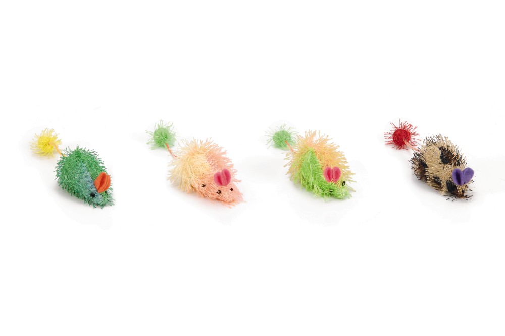 Beeztees Regenboog Muis Langharig