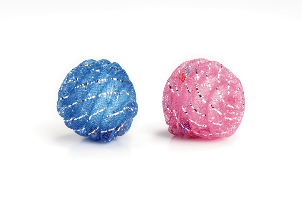 Beeztees bal met kraaltjes - Kattenspeeltje (2 Stuks)