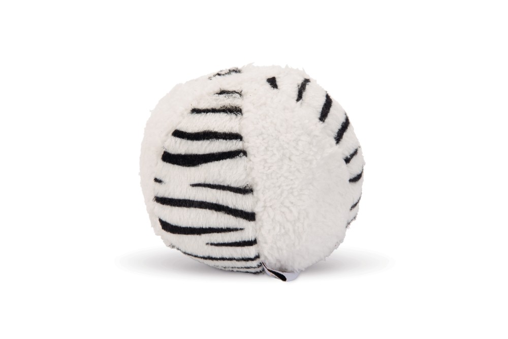 Beeztees Pluche Beasty Bal Wit Zwart
