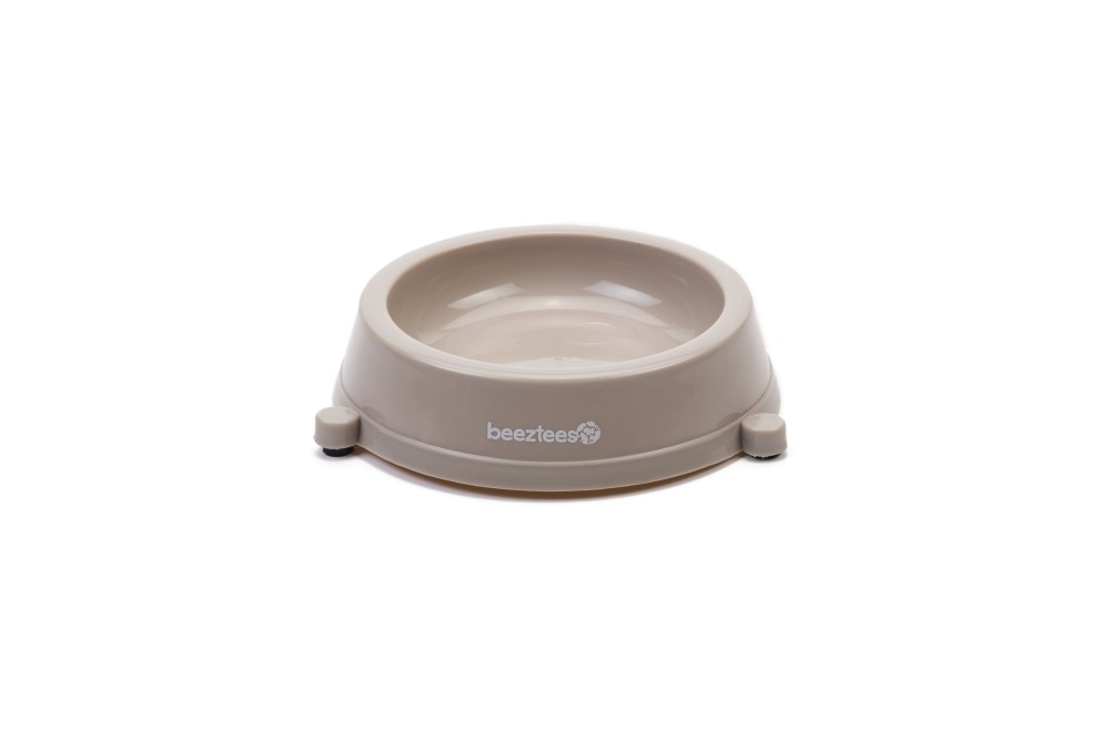 Beeztees Plastic Eetbak Kat Anti-Slip Beige 0,2 L