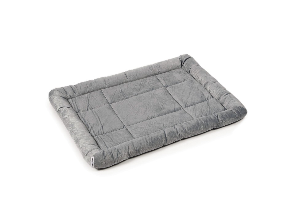 Beeztees Pluche Ligbed Fido Grijs 76x56x8 cm