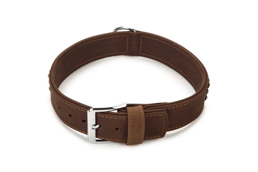 Beeztees Leren Halsband Buffalo Bruin