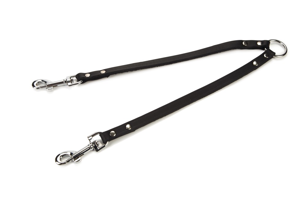 Beeztees Koppelstuk 2 Hond Zwart 30 cm x 12 mm