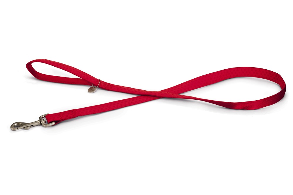 Beeztees Macleather Looplijn Rood 120 cm x 25 mm