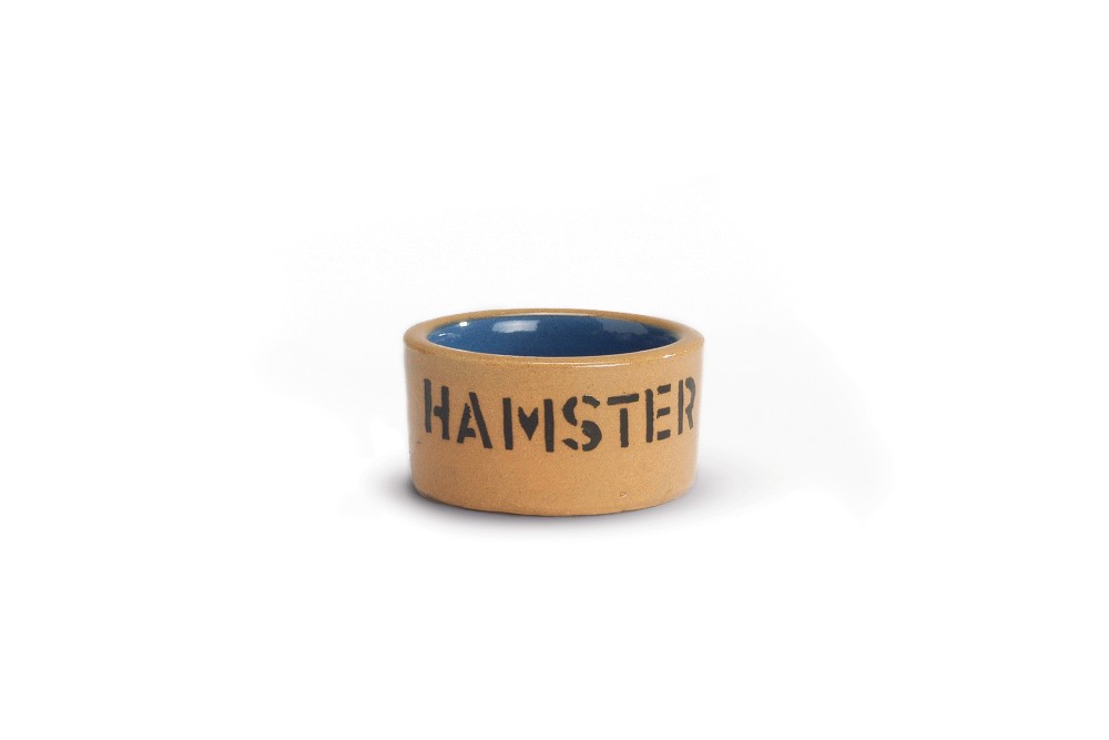 Keramiek Hamstervoerbak Hamster Blauw/Beige