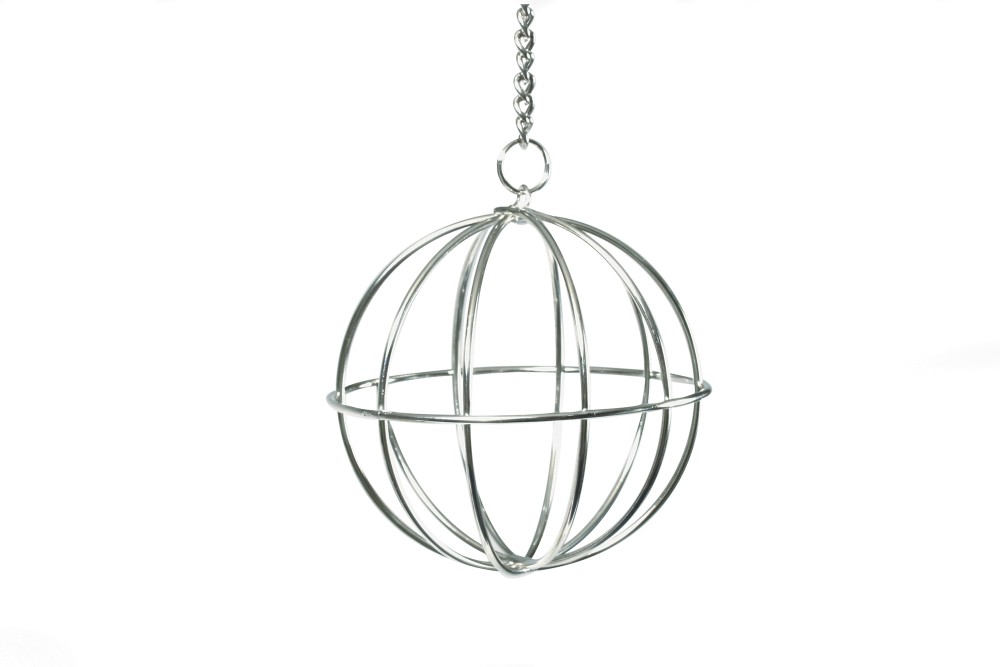 Chroom Voederbal Knaagdier 8 cm
