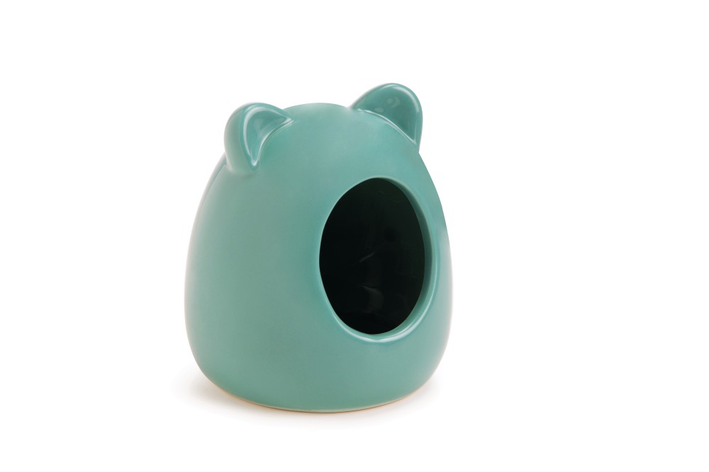 Beeztees Keramieke Knaagdier Badhuis Mint 9x9x11 cm