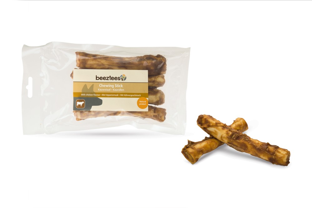 Beeztees Kauwstaaf Kipsmaak 12,5 cm 4x85-90 gram