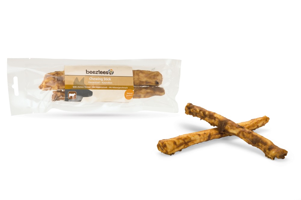 Beeztees Kauwstaaf Kipsmaak 18 cm 2x55-60 gram