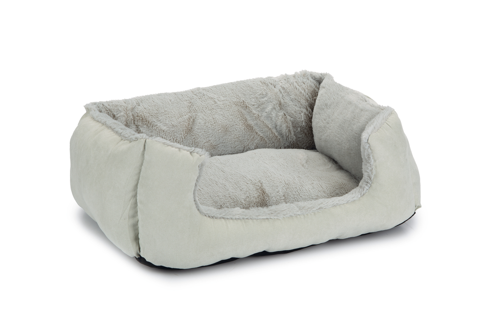 Beeztees Ligbed Baboo Grijs 48x37x18 cm