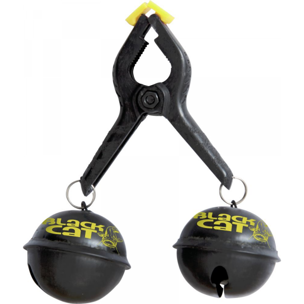 Black Cat Big Bells Black/Yellow