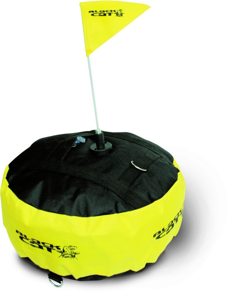 Black Cat Marker Buoy Black