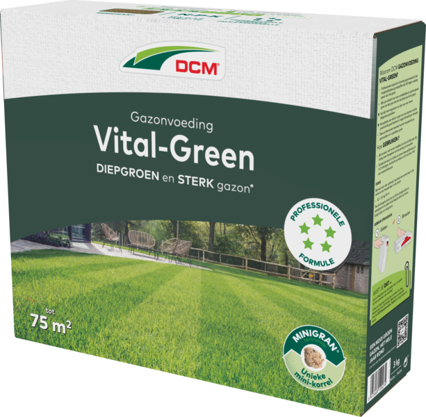 DCM Gazonvoeding Vital-Green 75 m² 3 kg