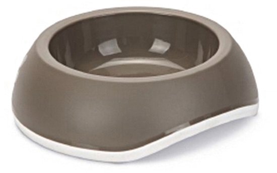 Delice kattenvoerbak plastic grijs 0,3L
