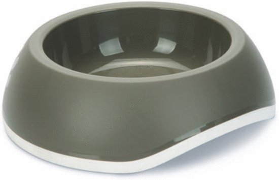Delice kattenvoerbak plastic grijs 0,6L