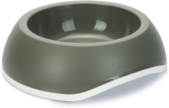 Delice kattenvoerbak plastic grijs 1,2L
