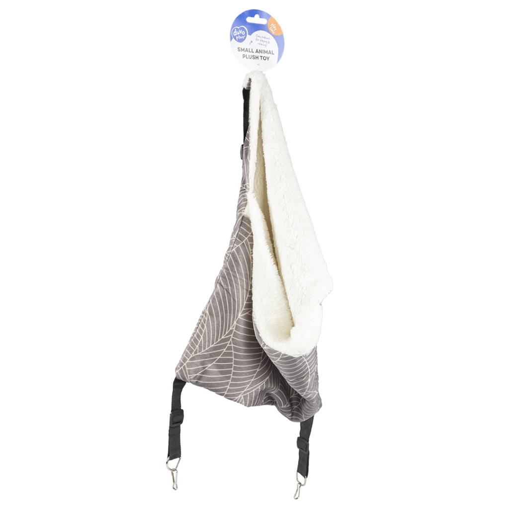 Elm Hangbed Pluche S 47x32x2 cm Grijs/Wit