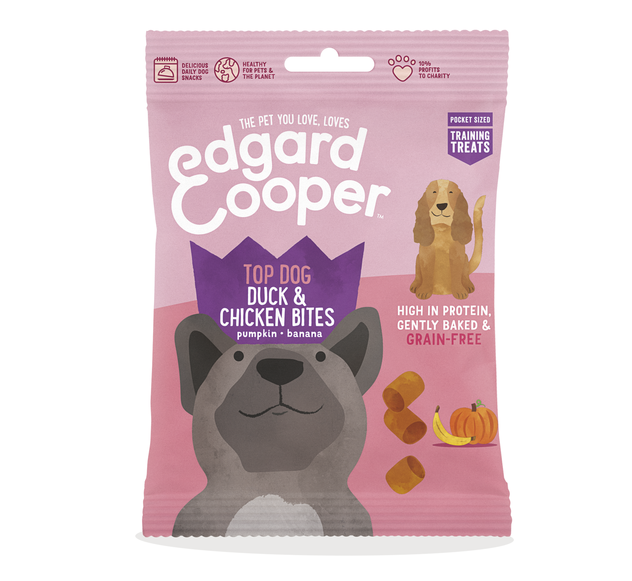 Edgard & Cooper Bites Duck & Chicken 50 gr