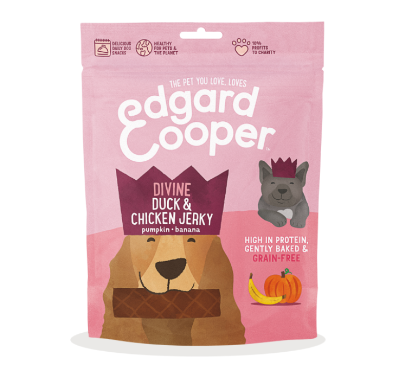 Edgard & Cooper Jerky Duck & Chicken Jerky 150 gr