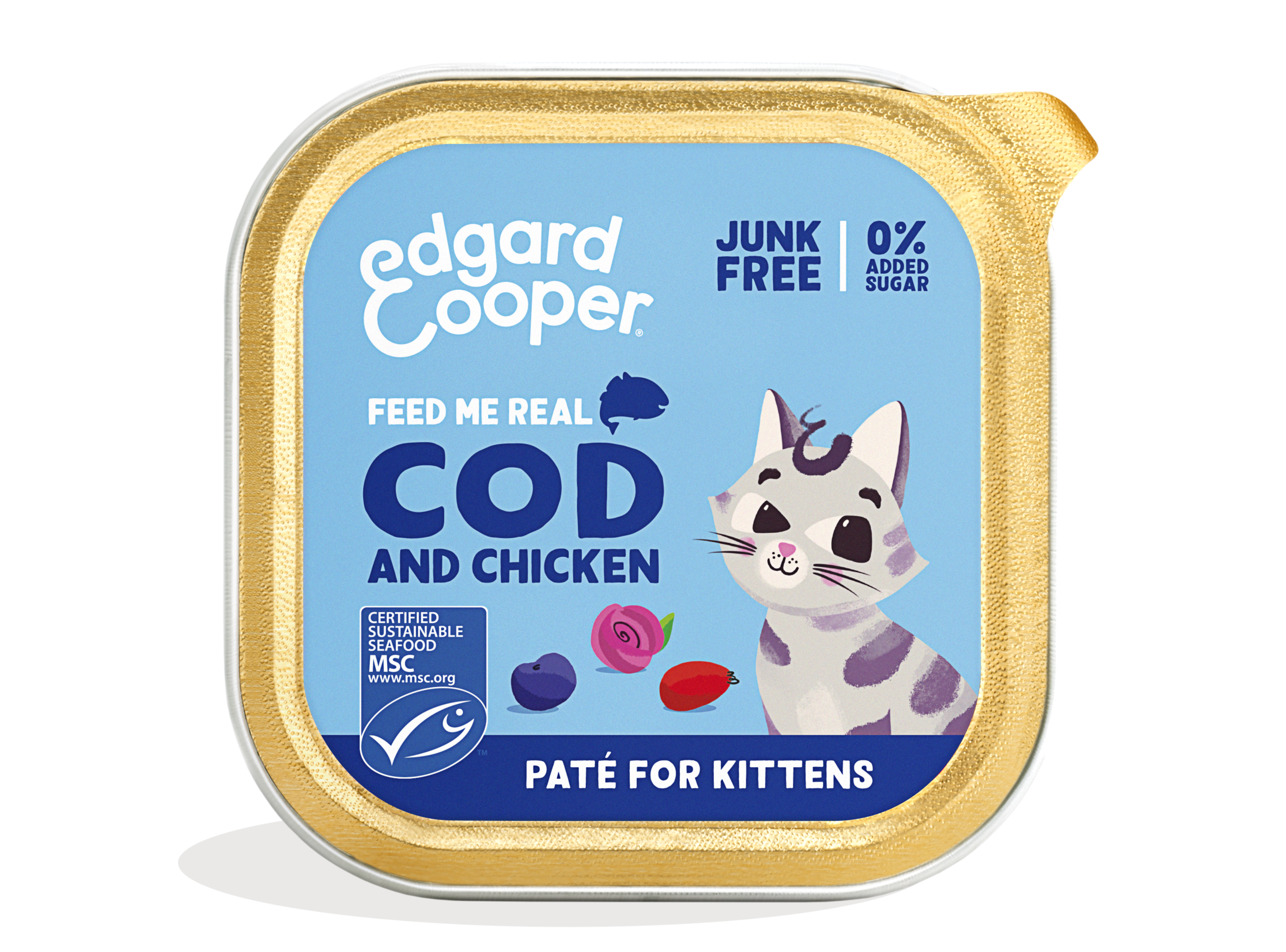 Edgard & Cooper Kitten Paté Cod & Chicken 85 gram