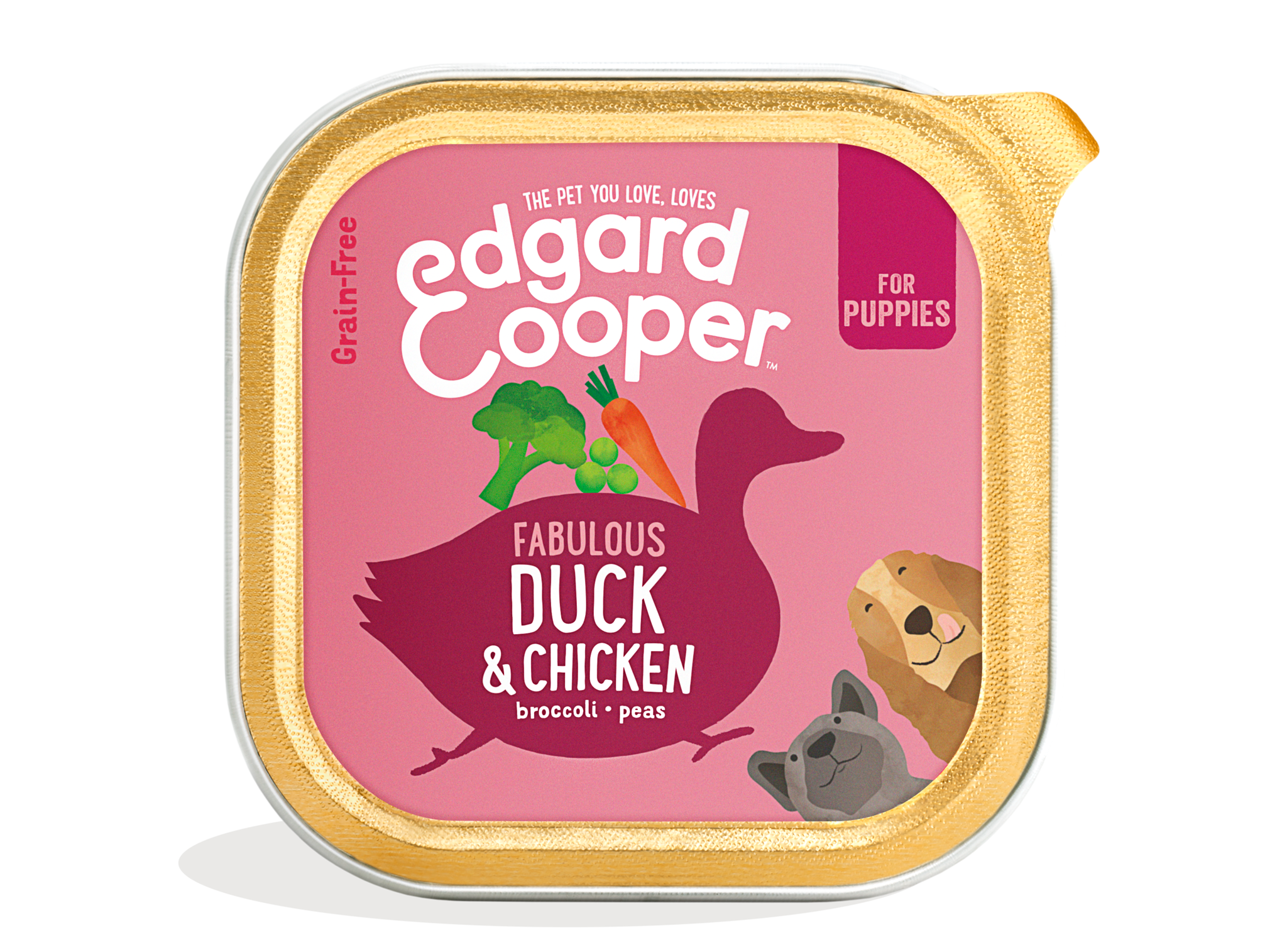 Edgard & Cooper Puppy Duck & Chicken 300 gr