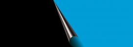 Foto-Achterwand - 80cm - Cut Black&Blue - 40cm