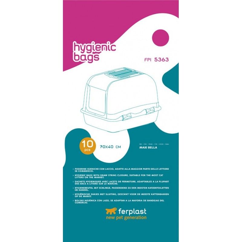 Ferplast Kattenbakzakken Fpi 5363 10 stuks