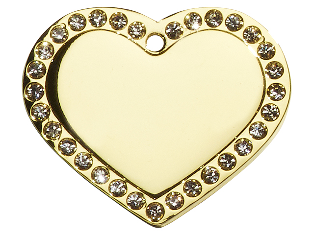 Penning Glamour Hartje L Goud
