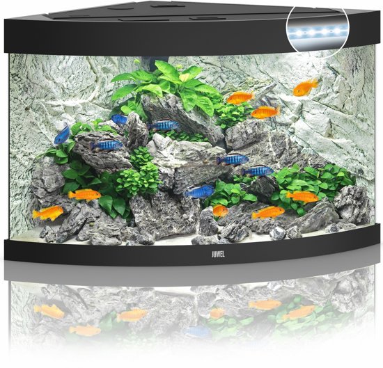 Juwel Aquarium Trigon 190 Led 98,5x70x60 cm Zwart