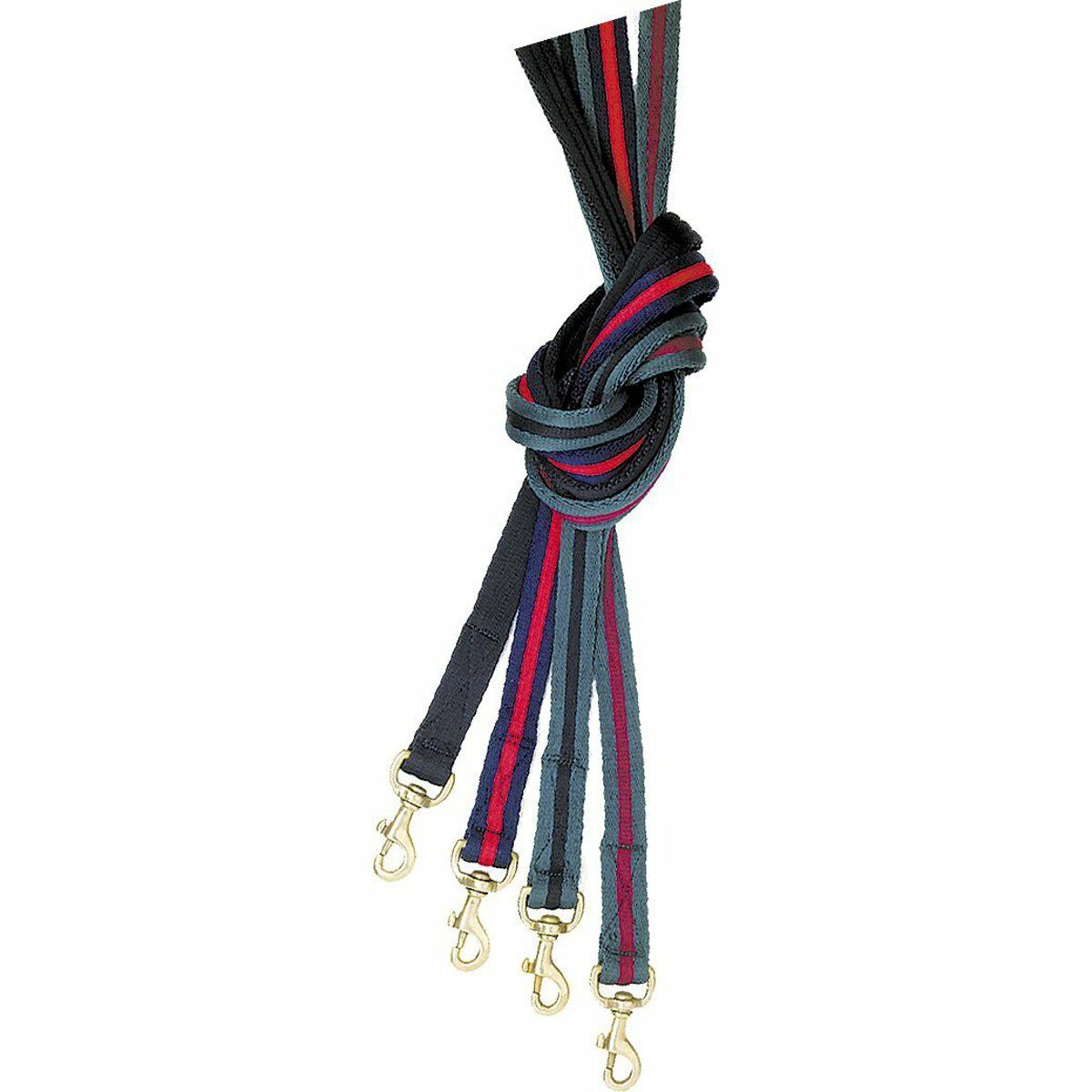 Longeerlijn Soft 8 Meter Grijs/Zwart
