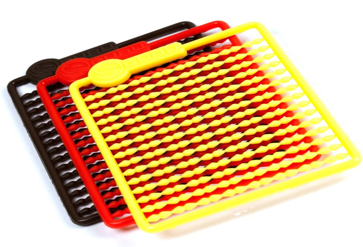 Guru Micro Hair Stops - Red, Brown, Yellow