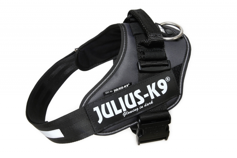 Julius-K9 Power Harnas Mini-M Zwart / 51-67 cm