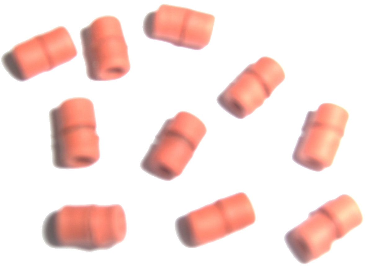 Gekrulde Top Rubbers 10 Stuks Middel