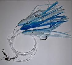 LFT Octopus Paternoster 3x7/0 Blue /White