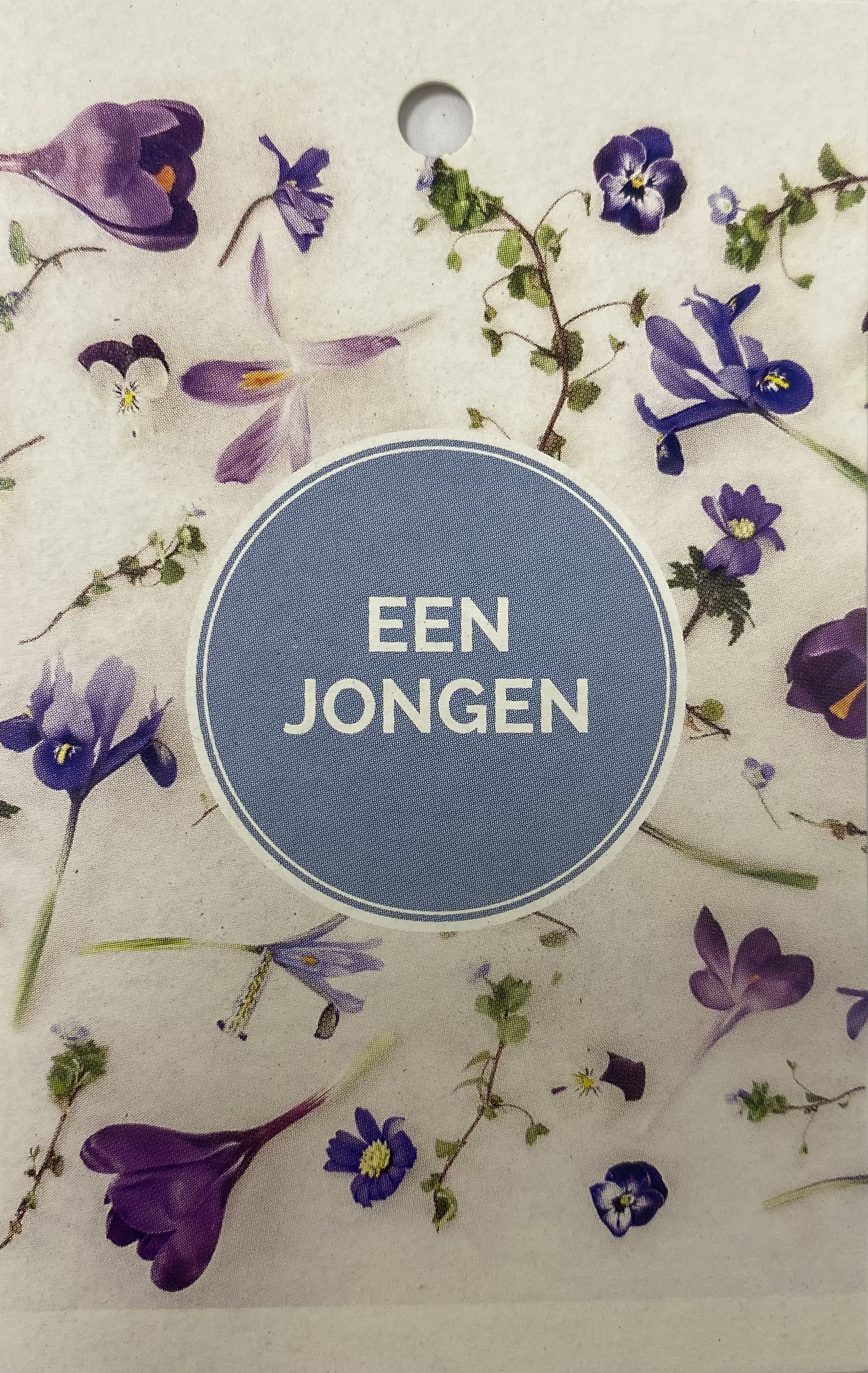 Kaartje Eco Wildflower Een Jongen