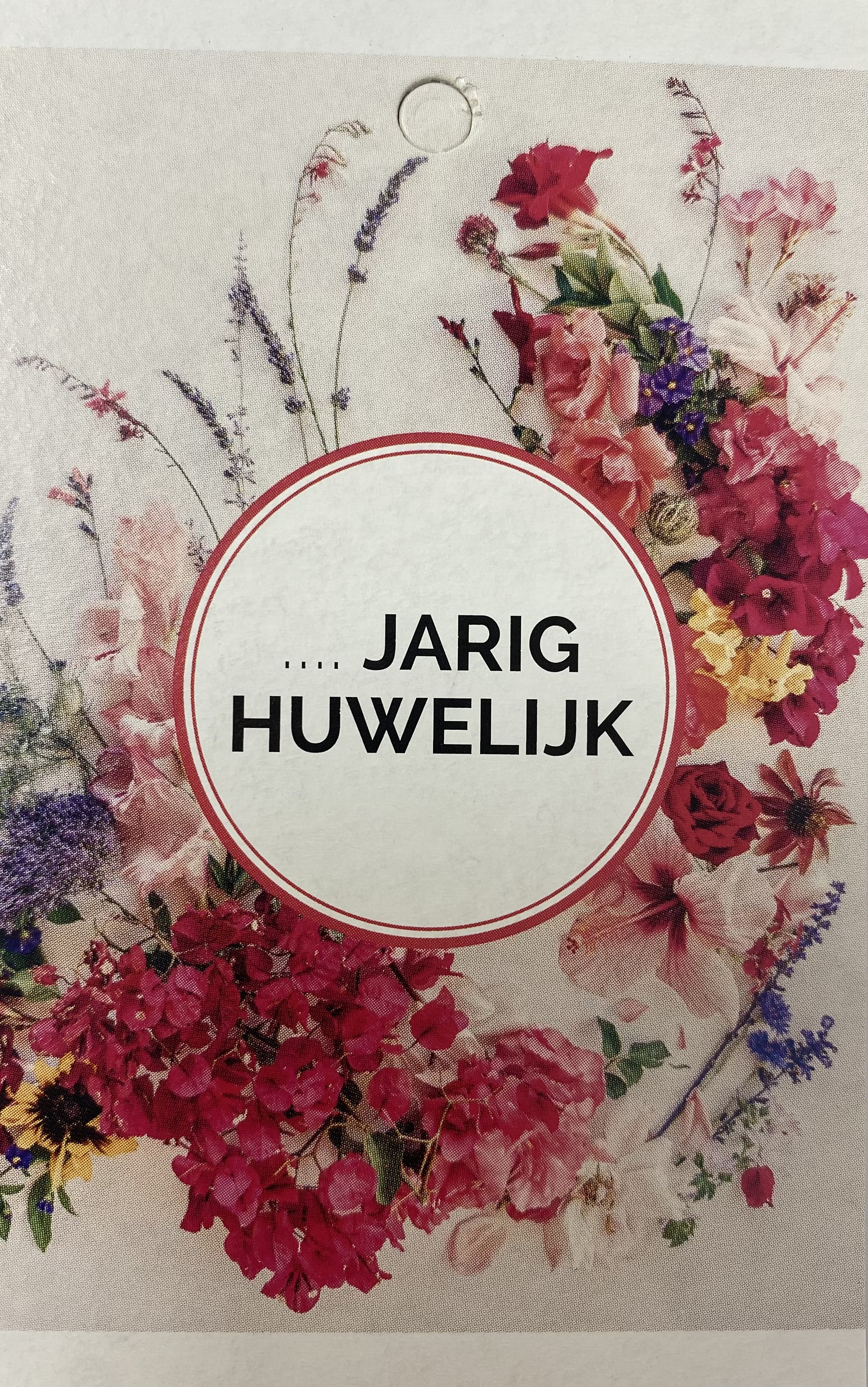 Kaartje Eco Wildflower, ... Jarig Huwerlijk