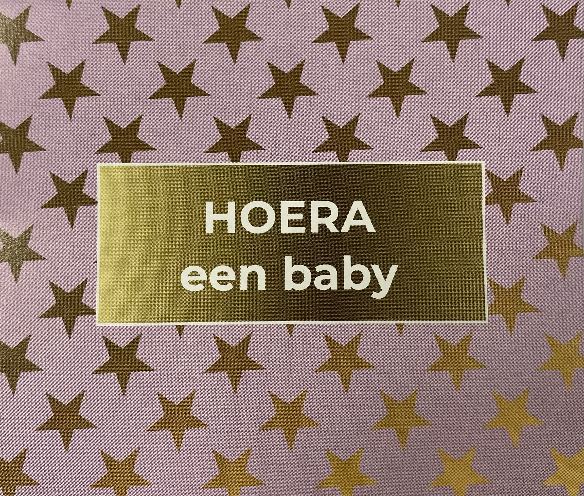 Kaartje Eco Posh Hoera een baby