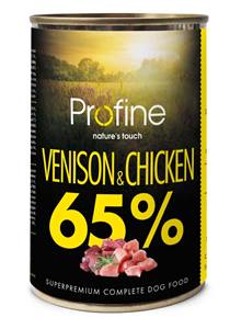 Profine Hond 65% Venison/Chicken 400 gr
