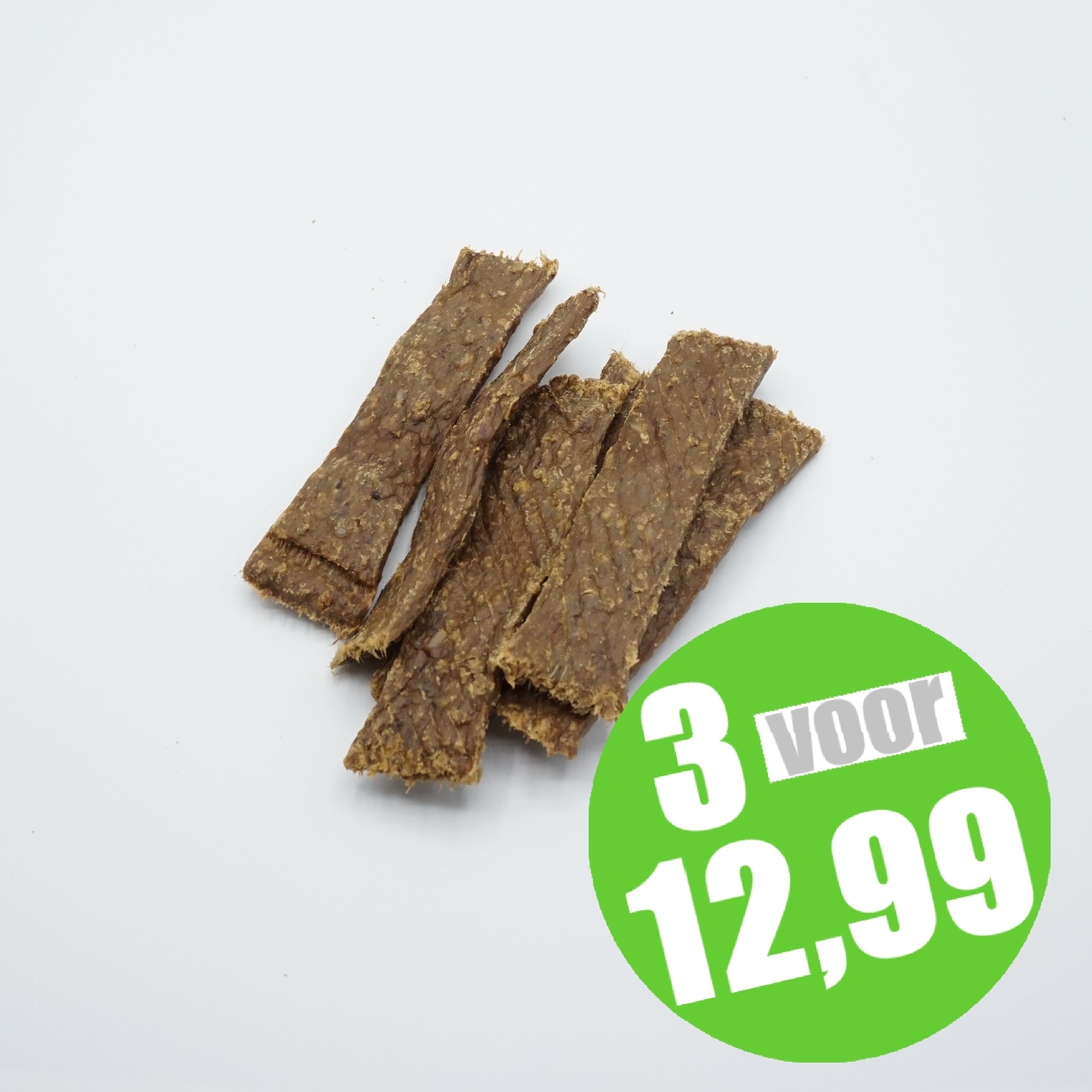 Puur Fit Vleesstrips Konijn - Hondensnack - 100 gram