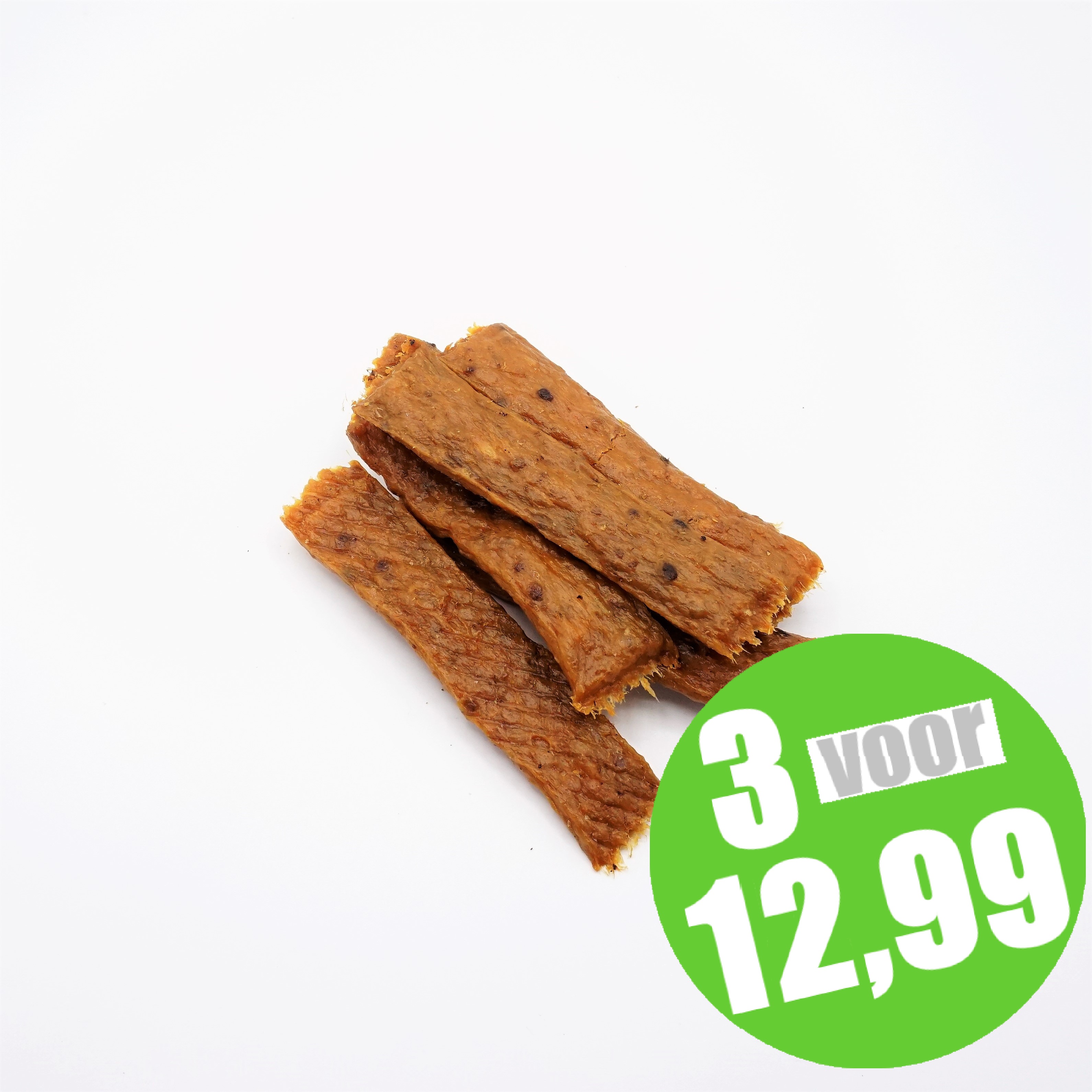 Puur Fit Vleesstrips Kip - Hondensnack - 100 gram