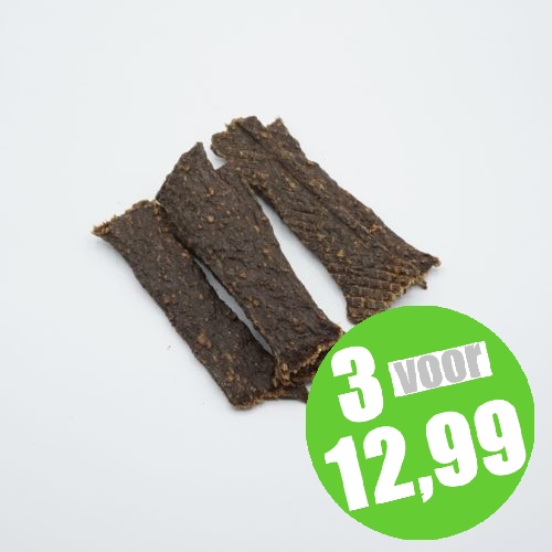 Puur Fit Vleesstrips Eend - Hondensnack - 100 gram