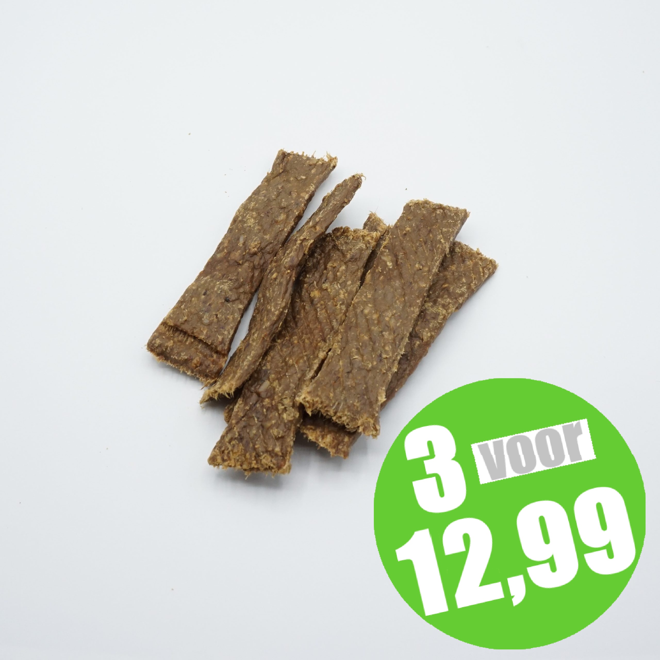 Puur Fit Vleesstrips Vis - Hondensnack - 100 gram
