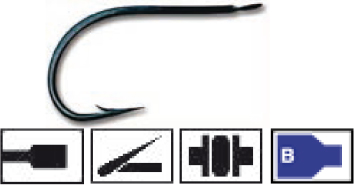 Mustad UP Blue Allround Soft Bait Hook (NP-BU) 50 stuks